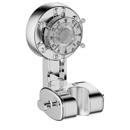 Sugekop Brusehovedholder uden Boring - Justerbart & Aftageligt Brusebeslag