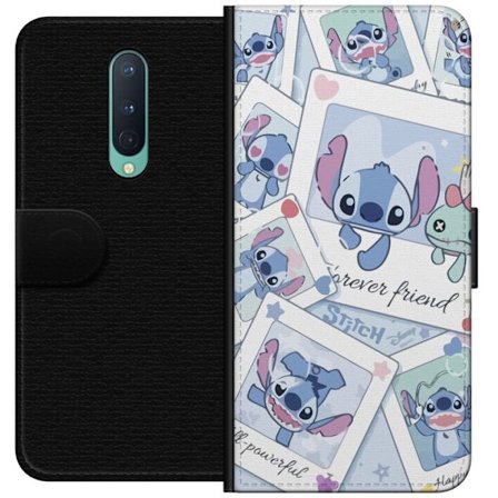 Yhteensopiva Lompakkokotelo OnePlus 8 Unelmoivat pilvet vaaleanpunaisina, lila ja sinisen sävyissä, kimaltelevine tähtineen ja pehmeän satumaisen tunn