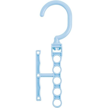 Tøjstativ, krog robust pladsbesparende plastik frakke vasketøj tørrestativ til Wa