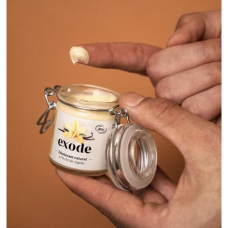Deodorant - EXODE - Naturlig - Nigellaolie - Blomsterbomuld - 50g
