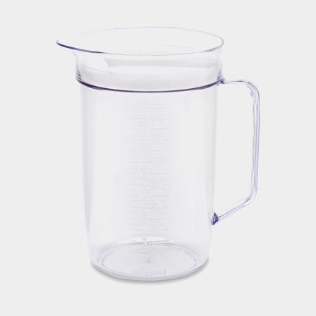 Litermål Nordiska Plast, glasklar/hvid, 1.5 liter