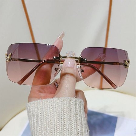 Rhinestone Butterfly Solglasögon Y2K Solglasögon för kvinnor