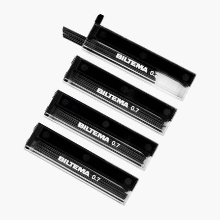 Blyertsstift 0 7 mm 4 x 12 st. - Biltema