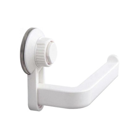 Self-adhesive toalettpappershållare i rostfritt stål, väggmonterad, starkt grepp, för badrum och kök, vit