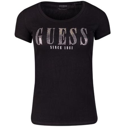 Shirts Guess Cn Fanny Tee Svarta 168 - 172 Cm/m