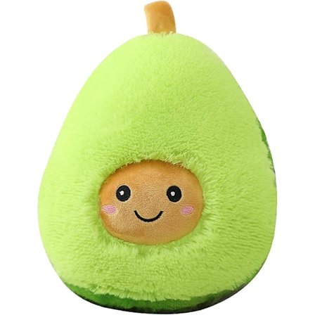 20 tommers stor Squlishmallov avokado plysjleketøy avokado gaver til barn, kreativ avokado plysjpute, smart gutt og jentes romdekor, perfekt stres