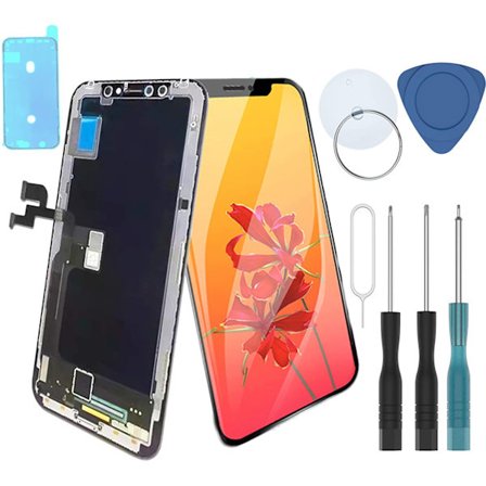 Ersättning iphone Xs max skärm med reparationsverktyg Vattentätt lim
