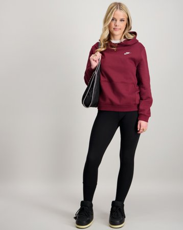 Nike K NSW CLUB FLC HDY Rouge Sweats à capuche Fille - Kids Brand Store