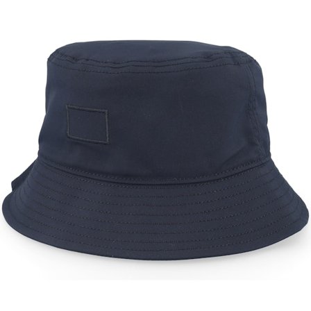 Equip - Zwart bucket Hoed - Black Quilted Long Brim Bucket @ Hatstore