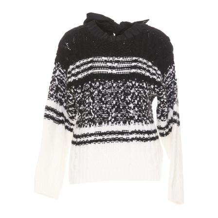 RED Valentino, Round-neck Knitwear Wit, Dames, Maat:L