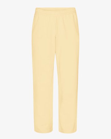 Organic Straight Leg Sweatpants - Soft Yellow