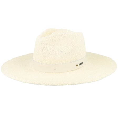 Brixton - Beige straw Hattu - Eleanor Bone Straw Hat @ Hatstore