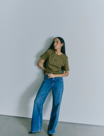 Copenhagen Muse Cmmuse-Tee - Khaki green - L