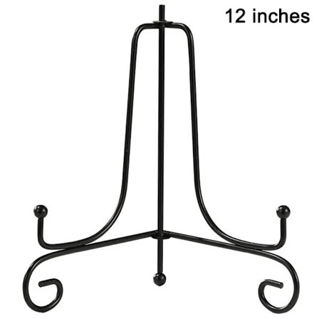 4/6/7/8/10/12 tums järnfäste displaystativ för skål tallrik konst foto ram