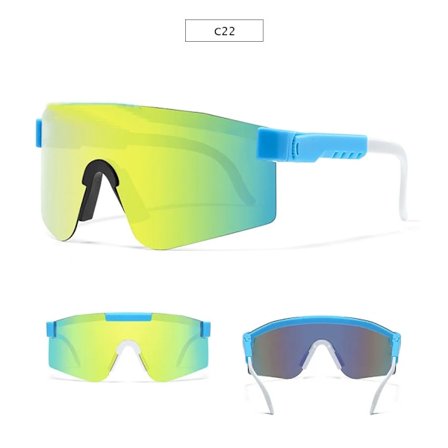 Twooo 1147 Vipers Solglasögon Designer Överstora Cykelglasögon Män Utomhus Sport Solglasögon