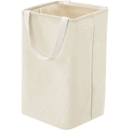 Korg hög tygförvaringskorg Naturlig vit