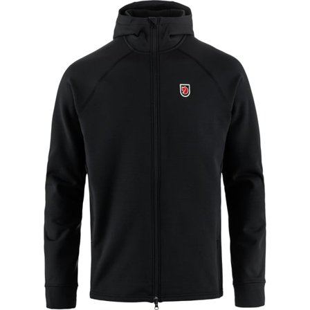 Fjällräven Herr's Expedition Fleece Hoodie in Black | Size: XS, Polyester