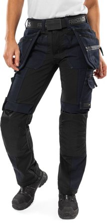 Arbetsbyxor Fristads Dam Hantverkarbyxa stretch 2533 GCYD, dam, Mörk marinblå Arbetskläder