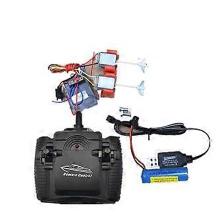 RC Båt Modell Båtsett Aksel+sokkel+motor+propell+kontroller+mottaker Kit Fk-Good