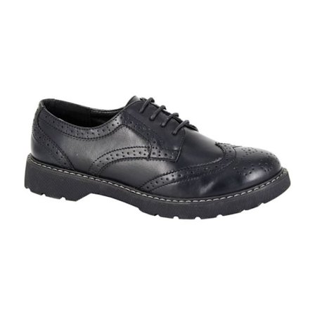 Boulevard Dam/Dam Matte PU Brogues 6 UK Svart