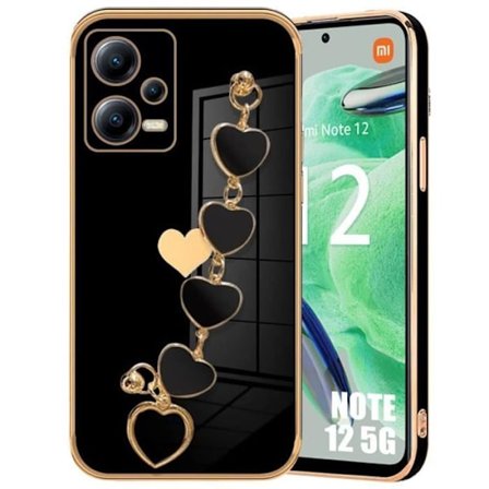 Fodral - Xiaomi - Redmi Note 12 5G - Svart Silikon - Ultra Slim - Repellerande