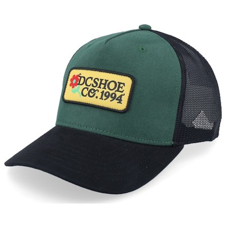DC - Bloomer Hat Mountain View Dark Green/Black A-Frame Trucker Trucker Green Cap - @ Hatstore