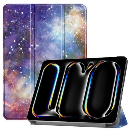 Till iPad Pro 11 (2024) Slim fit tri-fold fodral - Galaxy