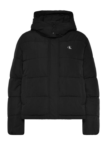Matte Monologo Mw Short Puffer Black Calvin Klein Jeans