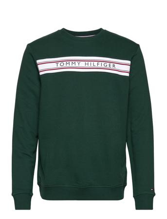 Track Top Hwk Sweat-shirt Tröja Grön Tommy Hilfiger