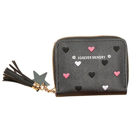 1 Damplånbok Kort multi hopfällbar plånbok för kvinnor