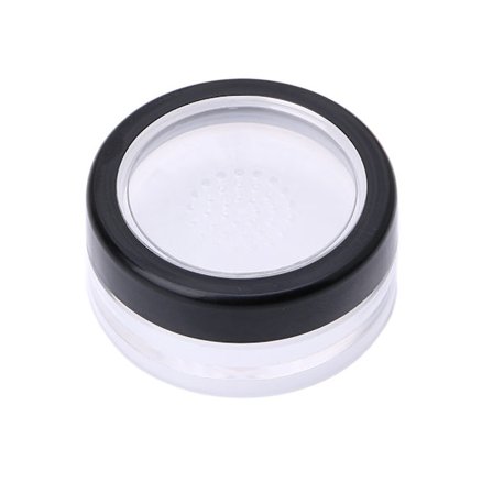 10g Plastik Løst Pudder Krukke Pudderkvast Æsker Tom Kosmetikbeholder Rejse