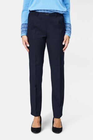 Brandtex - Anna Bukser "Vinter" - Navy - Regular Fit / Elastik i Taljen