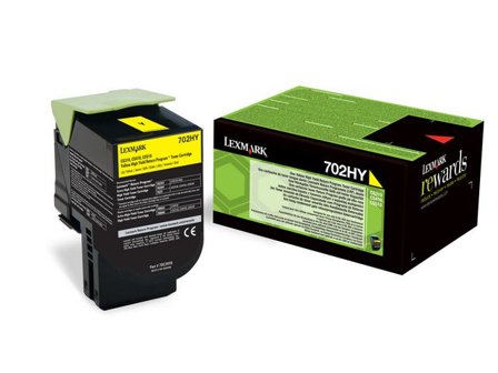 Lexmark Toner 70C2HY0, gul - Lyreco - Toner och bläck - Tonerkassetter - Toner Lexmark