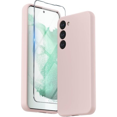 Flytende silikondeksel kompatibelt med Samsung Galaxy 23-deksel, støtsikkert fullkroppsdeksel for hver linse for Samsung Galaxy 23