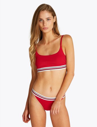 Tommy Hilfiger Bralette Rp - Red - XS