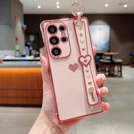 Mobilskal till Samsung Galaxy S26 Ultra TPU Kickstand - Rosa