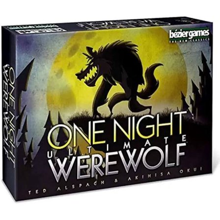 Lautapeli - Keräilyharrastuksiin One Night Ultimate Werewolf -lautapeli, 8+ vuotiaille, 3-10 pelaajaa