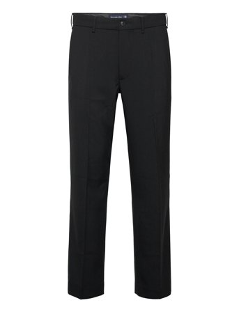 Abercrombie & Fitch Relaxed Straight Trouser - Black - 32 x 34