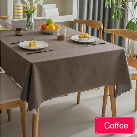 Vanntett Duk Nordisk Bomull og Lin Duk Japansk Stil Ensfargede Duker For Spisebord Sofabord Kaffe