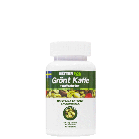 Better You Grönt Kaffe + Hallonketon 120 kapslar