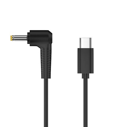TypC till DC- power 4,9 fot 12V USB-C till DC5,5 x 2,1 mm 3,5x1,35 mm Laddkabelkonverterare för routers högtalare