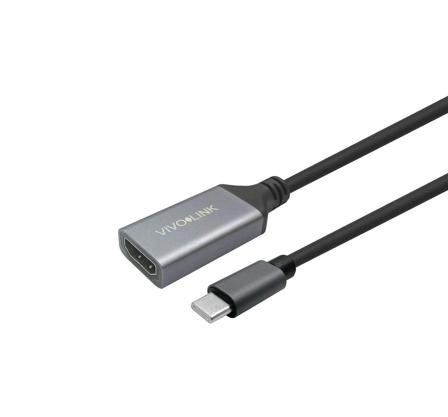 VIVOLINK USB-C to HDMI female Cable 1m