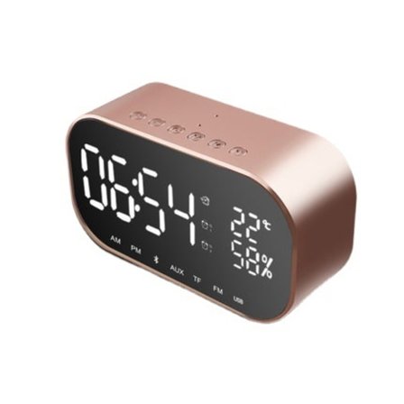 Bluetooth-ur, FM-højttaler med termometer og håndfri