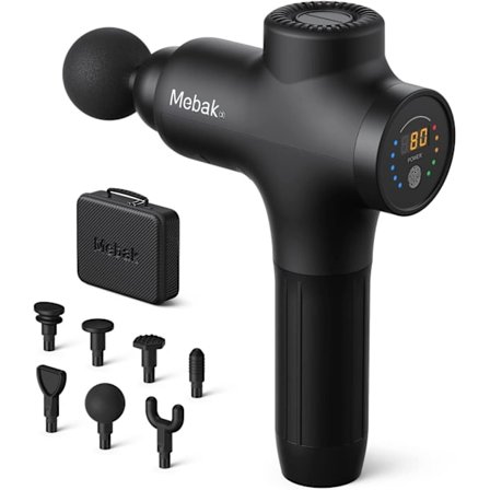 3 Massage Gun, Massage Gun Deep Tissue för idrottare, Professionell muskelperkussionsmassagepistol, Massager Gun för axelbenet B