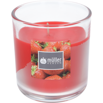 DUFTLYS I GLASS JORDBÆR 25H