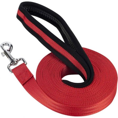 Hundtreningskobbel, 10 m langt nylonkobbel for sporing, trening og lydighet