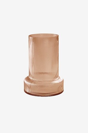 Jotex - Glasvase - Højde 28,5 Cm Amber - ATTICUS - Køb Vaser hos Jotex