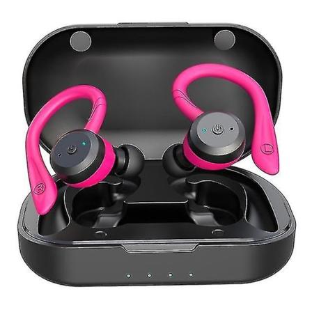 20 timers spilletid Svømning Vandtæt Bluetooth-hovedtelefoner Dual Wear Sports Trådløse Hovedtelefoner Tws Ipx7 Øretelefoner Stereo pink