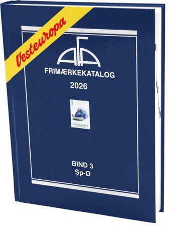 AFA - Vesteuropa 2026 - Bind III (Sp-Ø) - Frimærkekatalog