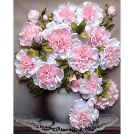 Tee-se-itse 5D- diamond painting , maali numeroiden mukaan aikuisten ruusu-kukkamaljakko diamond painting tekojalokivi ristipisto taidek sity tarvike 